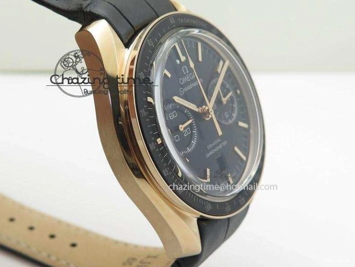 0420 Speedmaster ’57 RG Chrono AXF Best Edition On Black Leather Strap A Colorful 8284